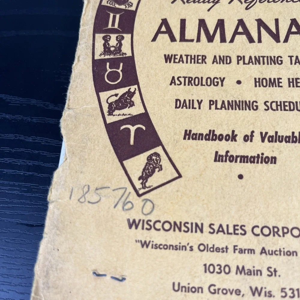 1971 Ready Reference Almanac‎ Wisconsin Sales Corporation